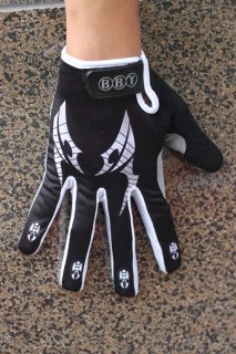 Skull Cycling Gloves black (2)